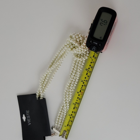 Vieste Faux Pearl Knot Necklace - Picture 10 of 17